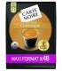 Dosette Senseo® Compatible Classic N°5 Carte Noire (x48) format MAXI