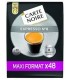 Dosette Senseo® Compatible Espresso N°8 Carte Noire (x48) format MAXI