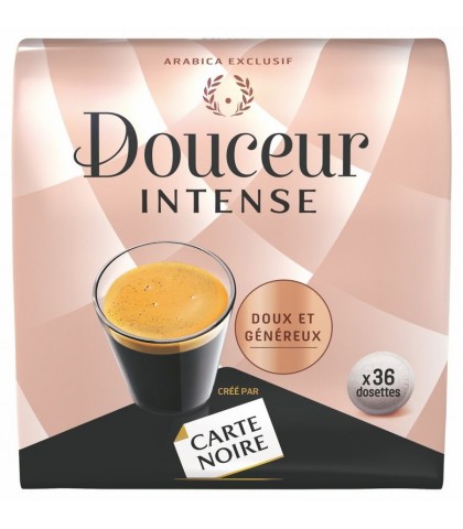Dosette Senseo® Compatible Café Douceur Intense N°3 Carte Noire (x36) - 4.89€
