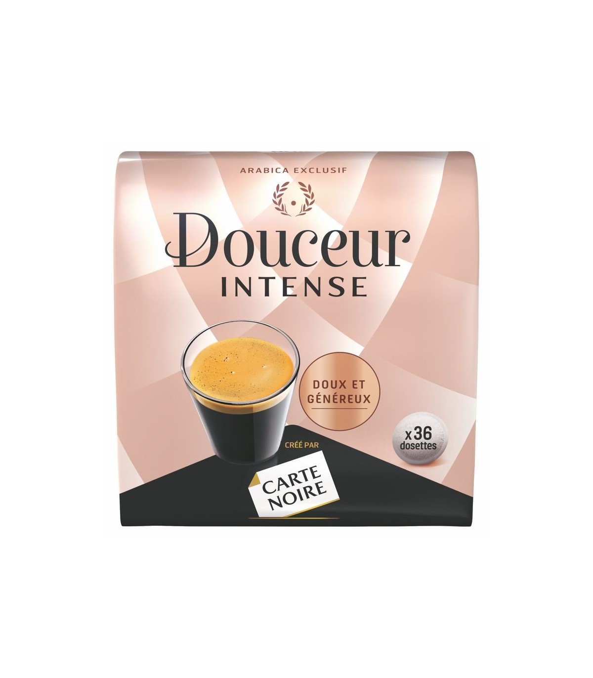 Café dosettes Compatibles SENSEO Doux n°3 CARTE NOIRE : la boite de 36  dosettes à Prix Carrefour